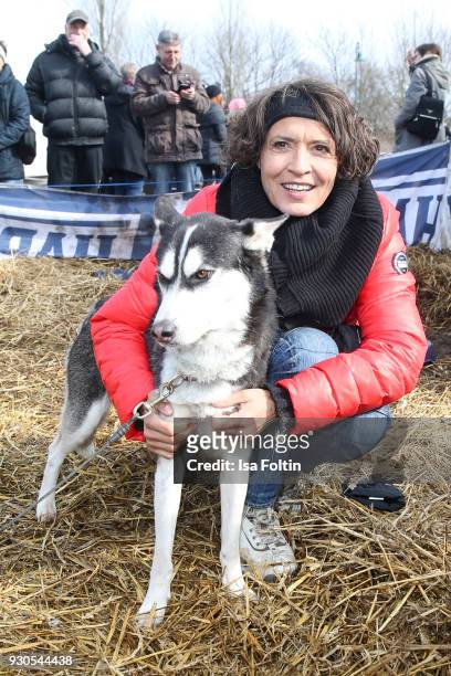 German actress Ulrike Folkerts during the 'Baltic Lights' charity event on March 10, 2018 in Heringsdorf, Germany. The annual event hosted by German...