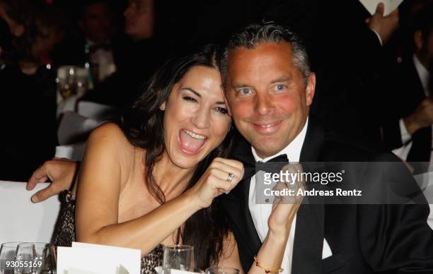 Count Patrick von Faber-Castell and his wife Mariella von Faber-Castell attend the Unesco Charity Gala 2009 at the Maritim Hotel on November 14, 2009...