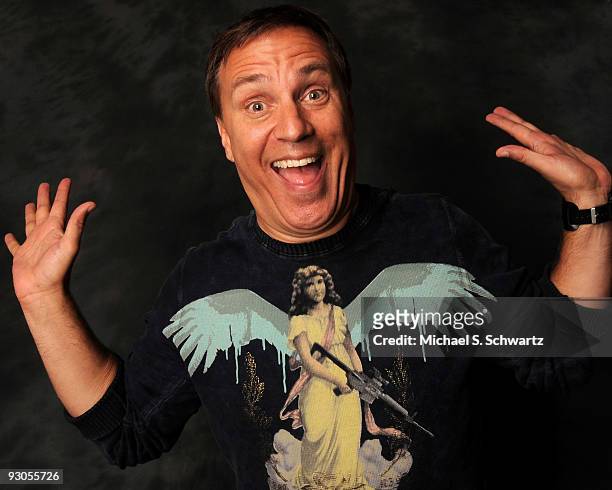 Comedian Craig Shoemaker poses at The Ice House Comedy Club on November 13, 2009 in Pasadena, California.