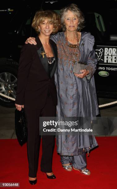 Helen Worth and Virginia McKenna attends the Born Free: Wild And Live concert in aid of the Born Free Foundation at Royal Albert Hall on November 14,...