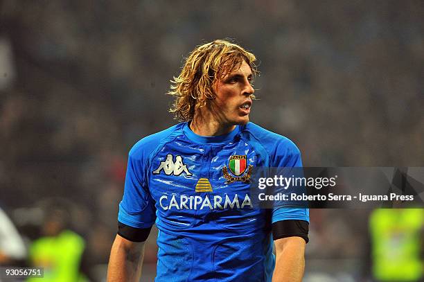 Mirco Bergamasco during the international match between Italy and New Zealand at the San Siro Stadium on November 14, 2009 in Milan, Italy.