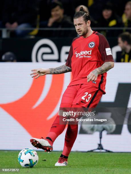 Marco Russ of Eintracht Frankfurt during the German Bundesliga match between Borussia Dortmund v Eintracht Frankfurt at the Signal Iduna Park on...