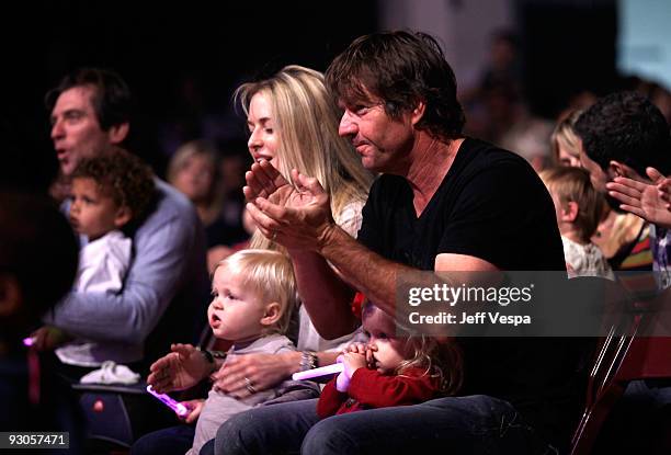 Actor Dennis Quaid , wife Kimberly Quaid and children attend the first ever Yo Gabba Gabba! : "There's A Party In My City" live performance at The...