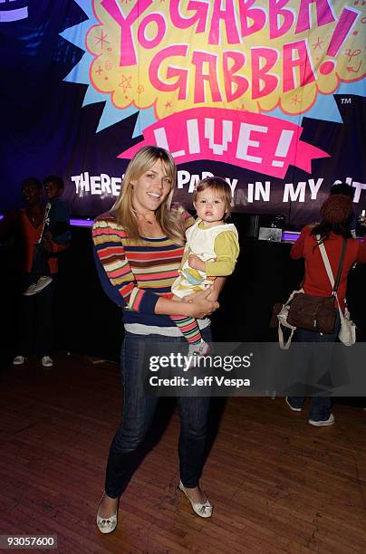 Actress Busy Philipps and daughter Birdie Leigh Silverstein attend the first ever Yo Gabba Gabba! : "There's A Party In My City" live performance at...