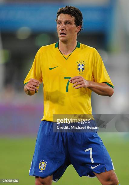 Elano of Brazil during the International Friendly match between Brazil and England at the Khalifa Stadium on November 14, 2009 in Doha, Qatar.