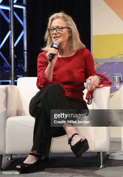 Hilary Rosen speaks onstage at Time's Up! Shifting the Imbalance of Power during SXSW at Austin Convention Center on March 11, 2018 in Austin, Texas.