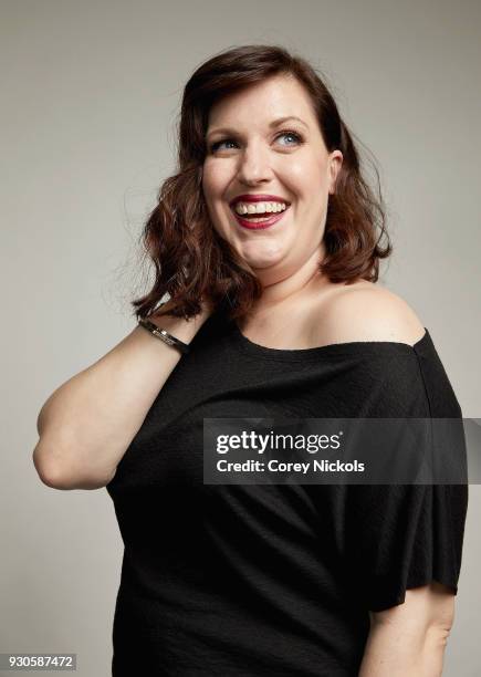 Actor Allison Tolman from the film "Family" poses for a portrait in the Getty Images Portrait Studio Powered by Pizza Hut at the 2018 SXSW Film...