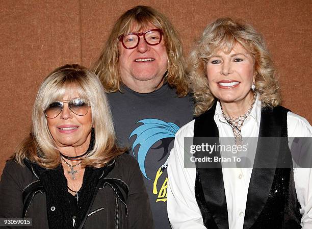 Nancy Sinatra , Bruce Vilanch, and Loretta Swit attend "Celebration Of Caring: A Toast To Rowan & Martin's Laugh-In" at Universal Hilton Hotel on...