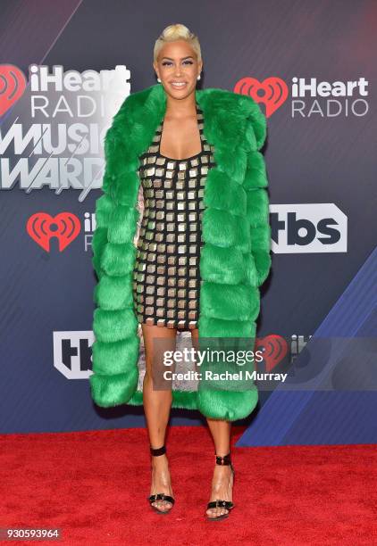 Sibley Scoles arrives at the 2018 iHeartRadio Music Awards which broadcasted live on TBS, TNT, and truTV at The Forum on March 11, 2018 in Inglewood,...