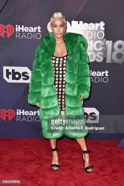 Sibley Scoles arrives at the 2018 iHeartRadio Music Awards which broadcasted live on TBS, TNT, and truTV at The Forum on March 11, 2018 in Inglewood,...