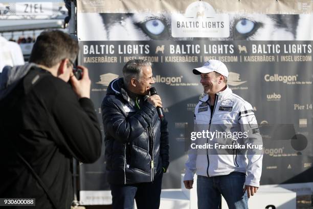 Karsten Speck and Till Demtroeder during the 'Baltic Lights' charity event on March 11, 2018 in Heringsdorf, Germany. The annual event hosted by...