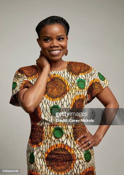 Kelly Jenrette from the film "Jinn" poses for a portrait in the Getty Images Portrait Studio Powered by Pizza Hut at the 2018 SXSW Film Festival on...