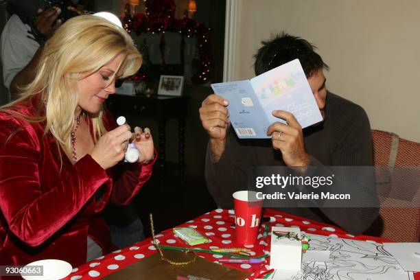 Actress Alison Sweeney attends the Hallmark Celbri-Tree holiday open house benefiting 'Feeding America' on November 14, 2009 in Hollywood, California.