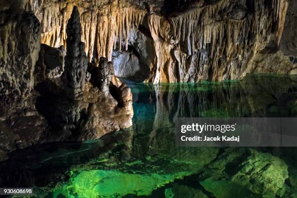 demanovska cave of liberty - slovakia stock pictures, royalty-free photos & images