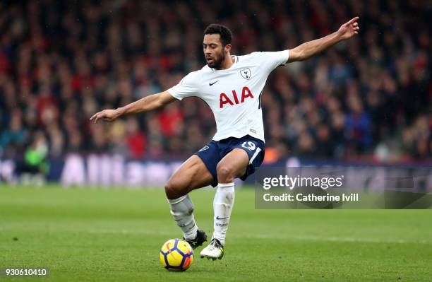 Mousa Dembele of Tottenham Hotspur during the Premier League match between AFC Bournemouth and Tottenham Hotspur at Vitality Stadium on March 10,...