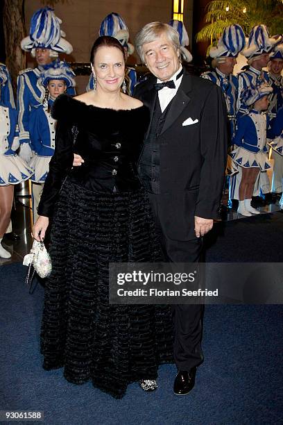 Christian Wolff and wife Marina attends the Unesco Charity Gala 2009 at the Maritim Hotel on November 14, 2009 in Dusseldorf, Germany.