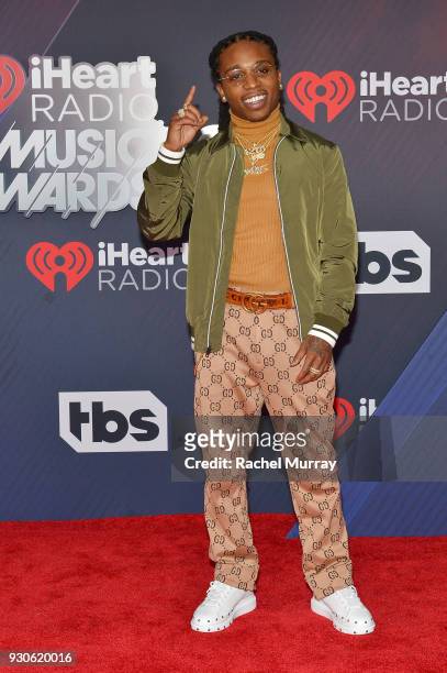 Jacquees arrives at the 2018 iHeartRadio Music Awards which broadcasted live on TBS, TNT, and truTV at The Forum on March 11, 2018 in Inglewood,...