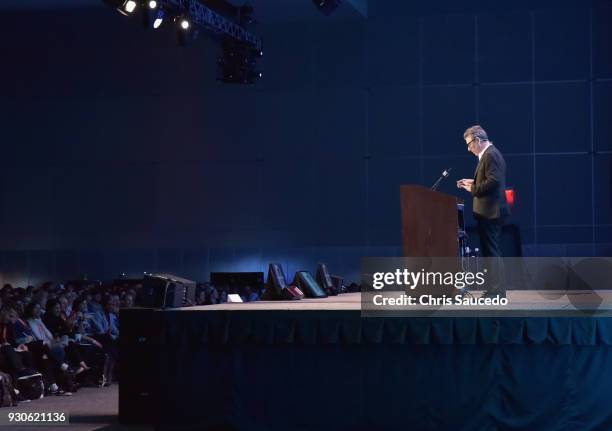 Ira Glass speaks onstage at "Accidentally Making the Most Popular Podcasts Ever" during SXSW at Austin Convention Center on March 11, 2018 in Austin,...