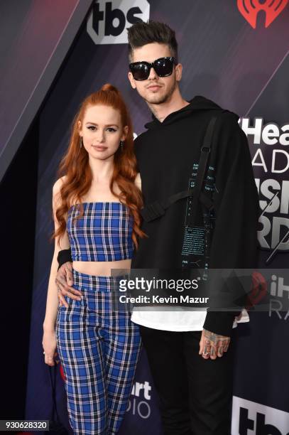 Madelaine Petsch and Travis Mills arrive at the 2018 iHeartRadio Music Awards which broadcasted live on TBS, TNT, and truTV at The Forum on March 11,...