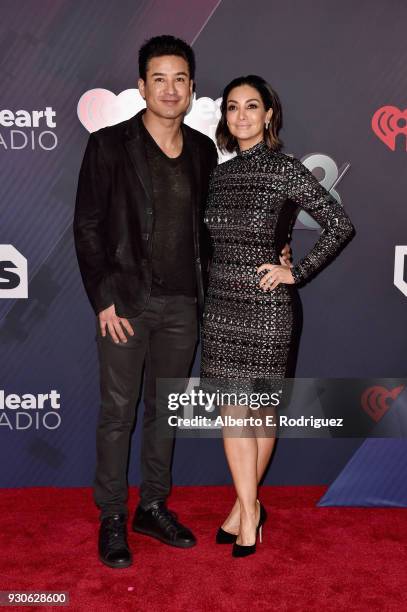 Mario Lopez and Courtney Lopez arrive at the 2018 iHeartRadio Music Awards which broadcasted live on TBS, TNT, and truTV at The Forum on March 11,...