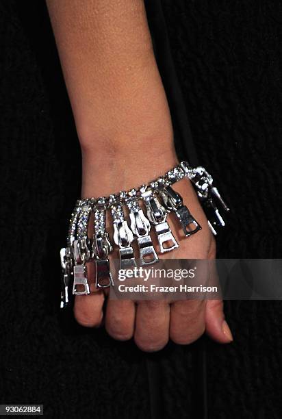 Actress Jessica Alba arrives at the MOCA New 30th Anniversary Gala on November 14, 2009 in Los Angeles, California.