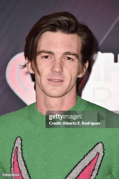 Drake Bell arrives at the 2018 iHeartRadio Music Awards which broadcasted live on TBS, TNT, and truTV at The Forum on March 11, 2018 in Inglewood,...