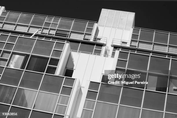 Madrid skyscrapers. Office building in AZCA, acronym for Asociacion Mixta de Compensacion de la Manzana A of the Avenue of the Generalisimo"; the...