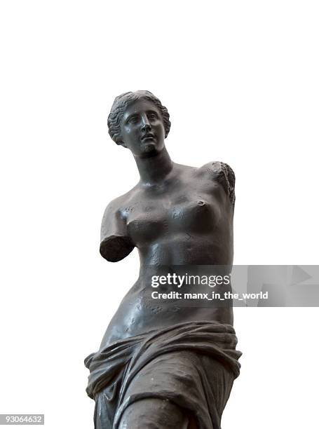 ベヌスデミロブラック - 女神アフロディーテ ストックフォトと画像