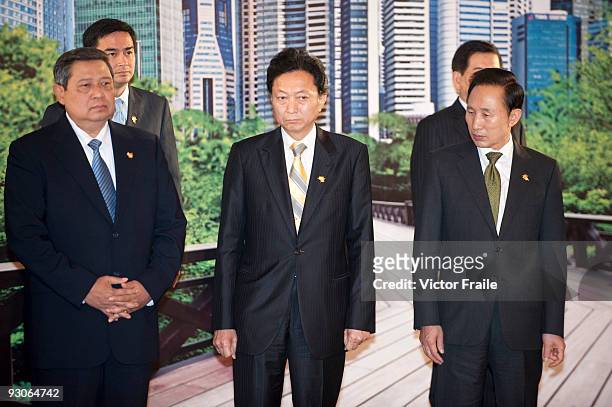Indonesia's President Susilo Bambang Yudhoyono, Thailand's Prime Minister Abhisit Vejjajiva, Japan's Prime Minister Yukio Hatoyama, South Korea's...