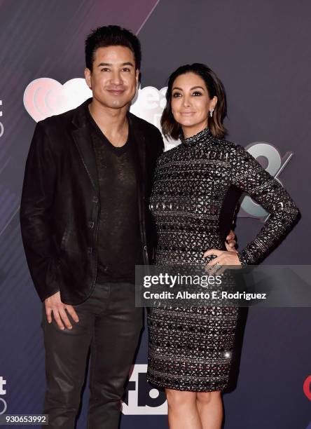 Mario Lopez and Courtney Lopez arrive at the 2018 iHeartRadio Music Awards which broadcasted live on TBS, TNT, and truTV at The Forum on March 11,...