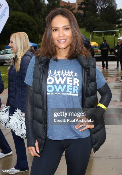 Actress Lesley Ann Brandt attends the "Power Of Tower" run/walk at UCLA on March 11, 2018 in Los Angeles, California.