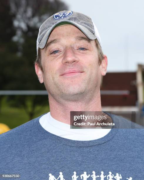 Actor Tom Degnan attends the "Power Of Tower" run/walk at UCLA on March 11, 2018 in Los Angeles, California.