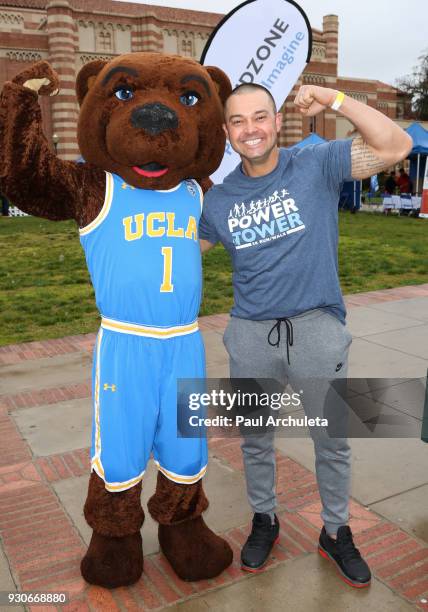 Former MLB Player Nick Swisher attends the "Power Of Tower" run/walk at UCLA on March 11, 2018 in Los Angeles, California.