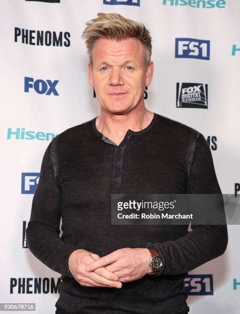 Gordon Ramsay attends "PHENOMS" 2018 Soccer Documentary Mini-Series Launch Event at the FOX Sports House at SXSW on March 11, 2018 in Austin, Texas.