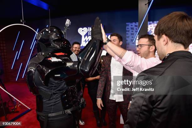 Ro-BOB arrives at the 2018 iHeartRadio Music Awards which broadcasted live on TBS, TNT, and truTV at The Forum on March 11, 2018 in Inglewood,...