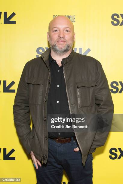 Screenwriter Zak Penn walks the red carpet at the world premiere of "Ready Player One" during the SXSW Film Festival on March 11, 2018 in Austin,...