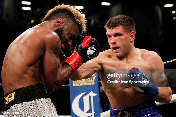 Sergiy Derevyanchenko defeated Dashon Johnson ON MARCH 3 at the Barclays Center in Brooklyn, NY.