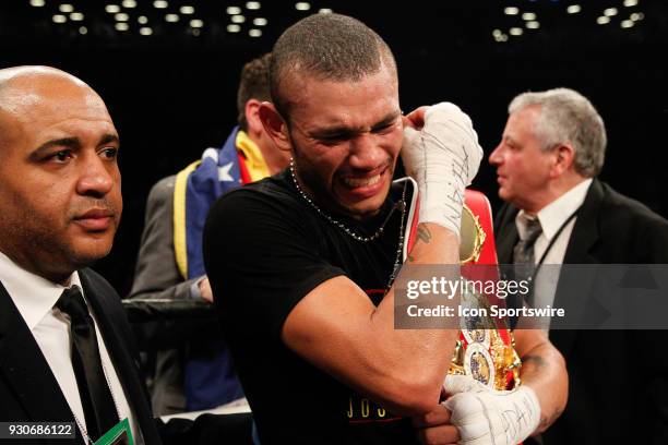 Jose Uzcategui defeated Andre Dirrell ON MARCH 3 at the Barclays Center in Brooklyn, NY.