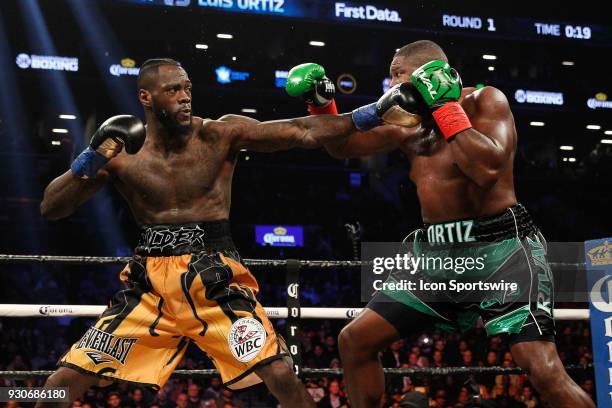 Deontay Wilder defeated Luis Ortiz ON MARCH 3 at the Barclays Center in Brooklyn, NY.