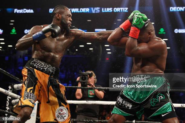 Deontay Wilder defeated Luis Ortiz ON MARCH 3 at the Barclays Center in Brooklyn, NY.