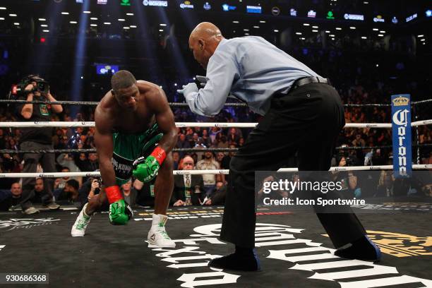 Deontay Wilder defeated Luis Ortiz ON MARCH 3 at the Barclays Center in Brooklyn, NY.