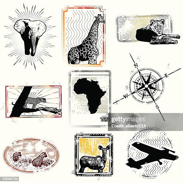 die briefmarken der freiheit sind die ich je hatte. - passport illustration stock-grafiken, -clipart, -cartoons und -symbole