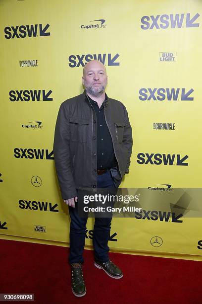 Zak Penn attends the world premiere of 'Ready Player One' during the 2018 SXSW Conference and Festivals at the Paramount Theatre on March 11, 2018 in...