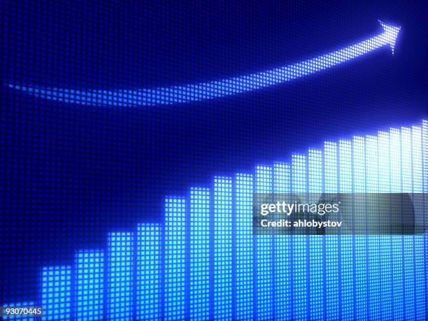 gráfico de negocios - stability fotografías e imágenes de stock