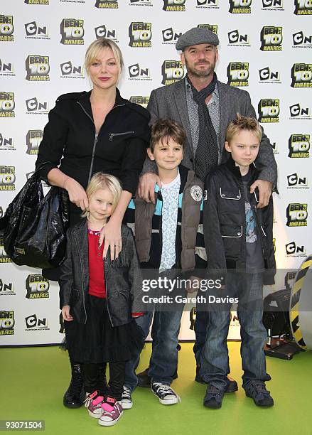 Samantha Janus and Family the Ben's 10 Awards at the Unicorn Theatre on November 15, 2009 in London, England. The awards announce 10 winners to join...