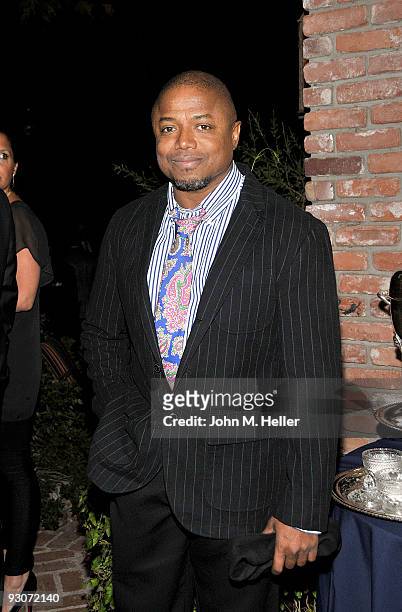 Singer Randy Jackson attends the birthday celebration and fundraiser for Representative Diane E. Watson at a private residence on November 14, 2009...