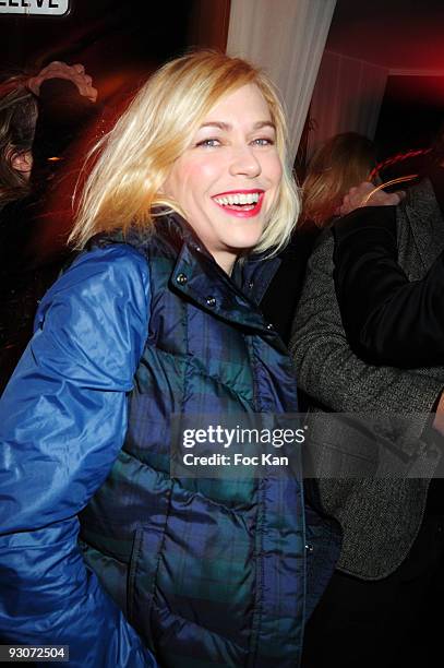 Actress Marie-Josee Croze attends the Prix de Flore 2009 Literary Awards Cocktail Party at the Cafe de Flore on November 5, 2009 in Paris, France.