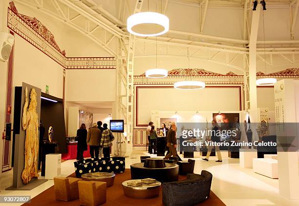 General view of Bespoke Luxury Fair held at Palazzo del Ghiaccio on November 15, 2009 in Milan, Italy.