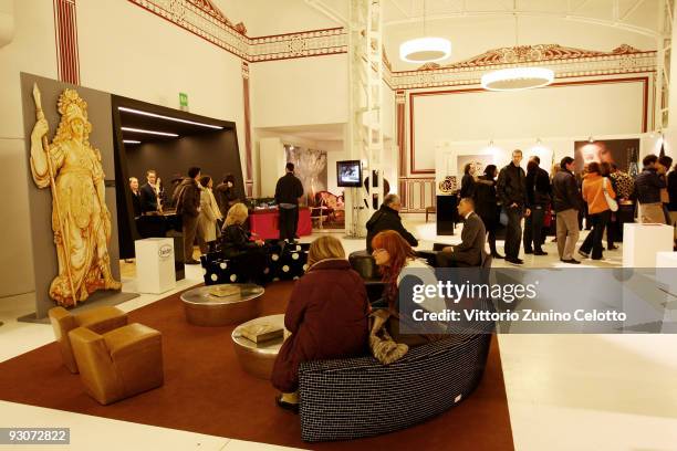 General view of Bespoke Luxury Fair held at Palazzo del Ghiaccio on November 15, 2009 in Milan, Italy.