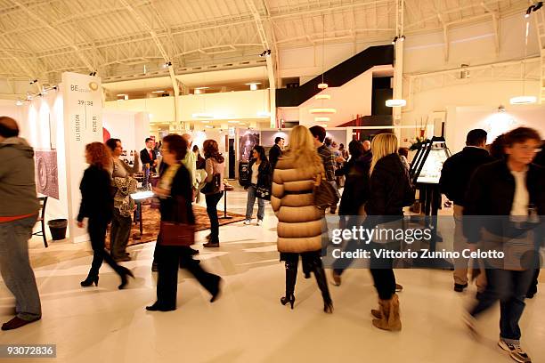 General view of Bespoke Luxury Fair held at Palazzo del Ghiaccio on November 15, 2009 in Milan, Italy.